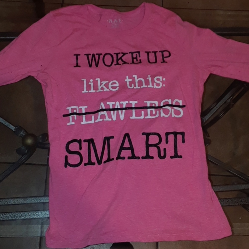 Pink graphic tee shirt